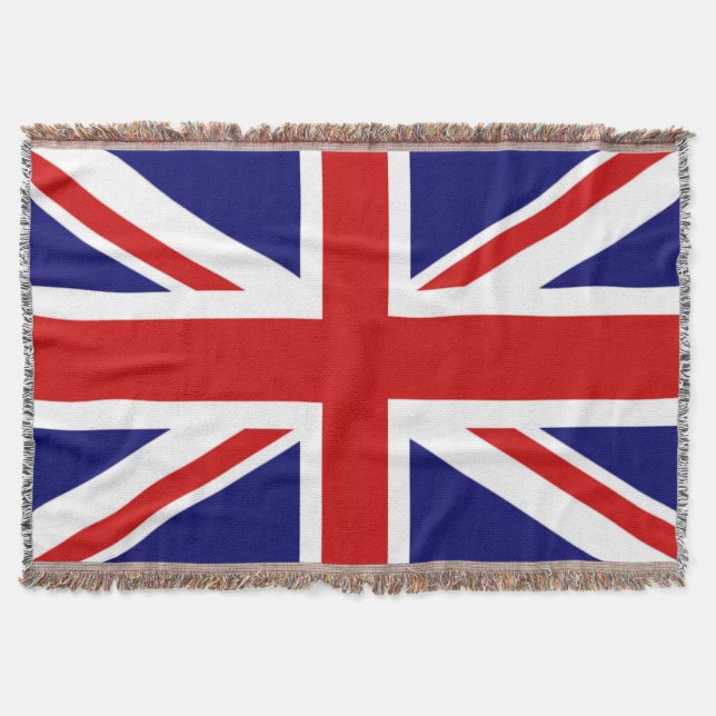 Very Cool U.K flag the union Jack Throw Blanket (Front)