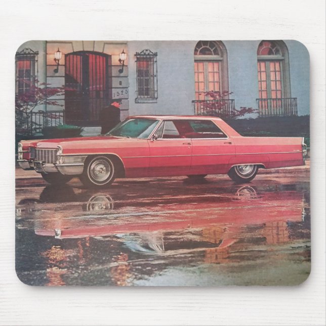 Very Cool Vintage Automobile Mouse Mat (Front)