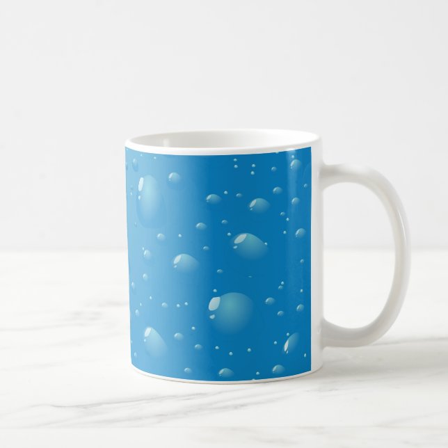 Very Cool Water Droplets Coffee Cup (Right)