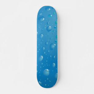 Very Cool Water Droplets Skateboard