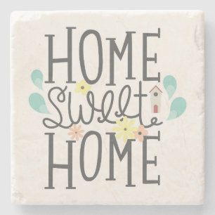 Very Cute Home Sweet Home Stone Coaster