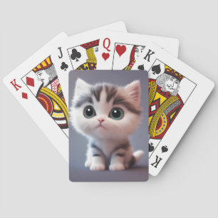 Very cute Kitten Playing Cards