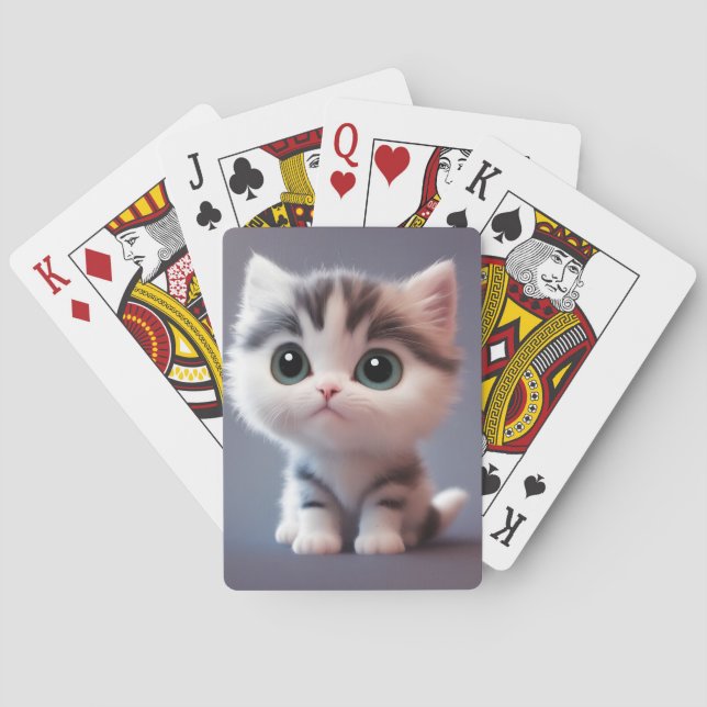Very cute Kitten Playing Cards (Back)
