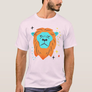 Very cute lion T-shirt design