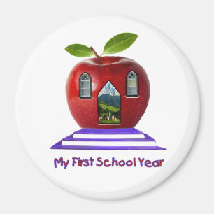 Very Cute My First Year of School Magnet