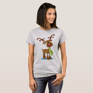 Very Cute Reindeer Christmas Shirt