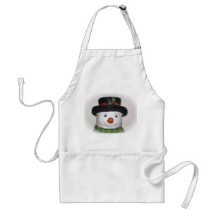 Very Cute Snowman Apron