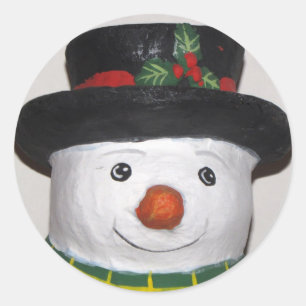 Very Cute Snowman Sticker