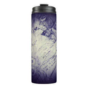 Very dark creature follows me thermal tumbler