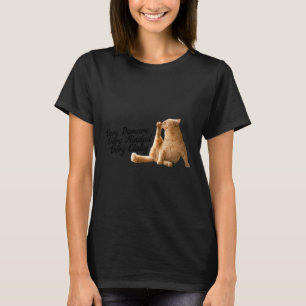 Very Demure Mindful Cly Meme Funny Cat T-Shirt