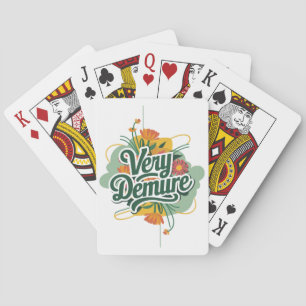 Very Demure Very Mindful Trend Demure & Mindful Playing Cards