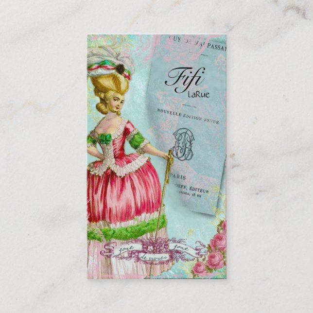 Very French Calling Card (Front)