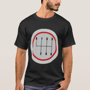 Very Fun 6-Speed Shift Knob Image T-Shirt