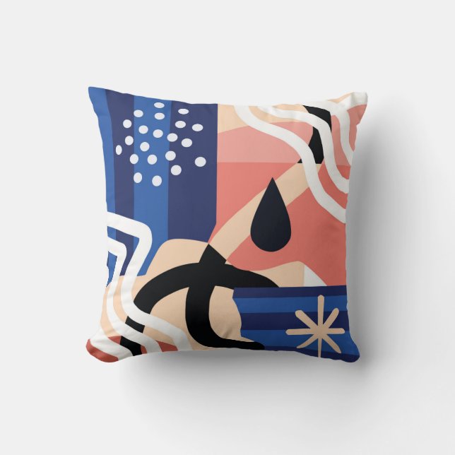 Very Fun Abstract Pattern Cushion (Front)