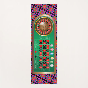 Very Fun American Roulette Table Yoga Mat