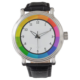 Very Fun and Colourful Colour Wheel Wrist Watch