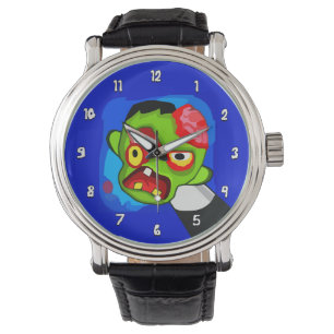 Very Fun Cartoon Zombie w/Pencil Through the Eye Watch