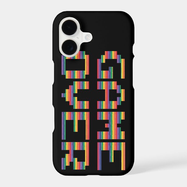 Very Fun Classic Arcade Game Over iPhone Case (Back)