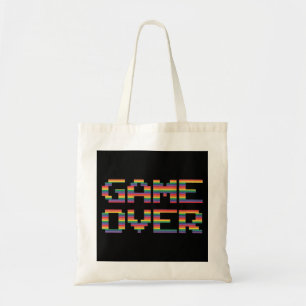 Very Fun Classic Arcade Game Over Tote Bag