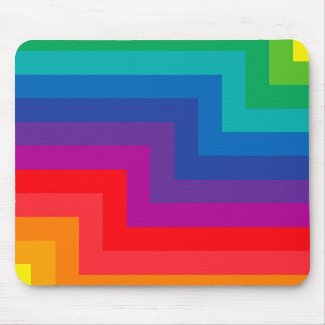 Very Fun Colour NOT Round Wheel Mouse Pad (Front)