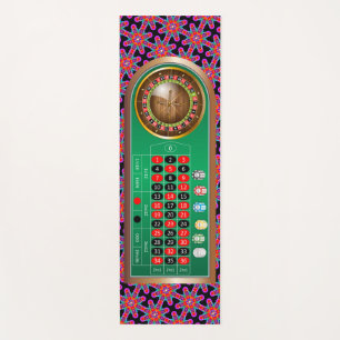 Very Fun European Roulette Table Yoga Mat