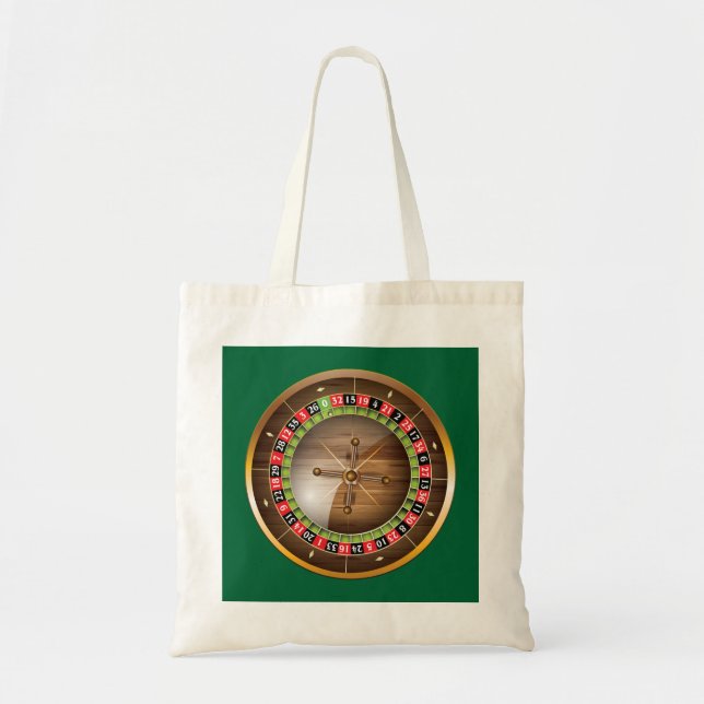 Very Fun European Roulette Wheel Image Tote bag (Front)