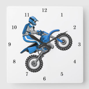Very Fun Motorcycle Rider Wall Clock