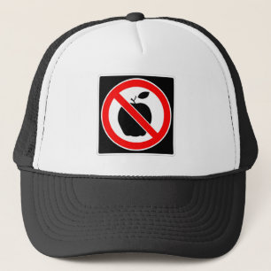 Very Fun NO APPLE Sign Hat