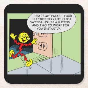 Very Fun Reddy Kilowatt Coaster Set