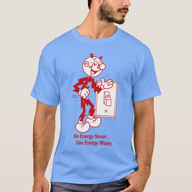 Very Fun Reddy Kilowatt T-Shirt (Front)