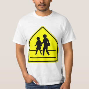 Very Fun School Crossing Sign T-Shirt