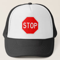 Very Fun STOP Sign Hat