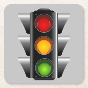 Very Fun Traffic Signal Coaster Set