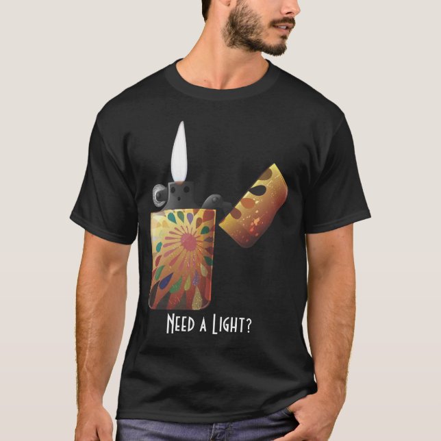 Very Fun Vintage Lighter T-Shirt (Front)
