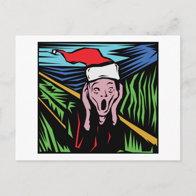 Very Funny Christmas Holiday Postcard (Front)