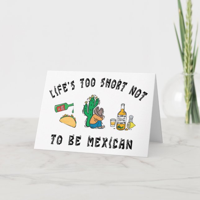 Very Funny Mexican Card (Front)