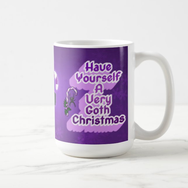 Very Goth Christmas Coffee Mug (Right)