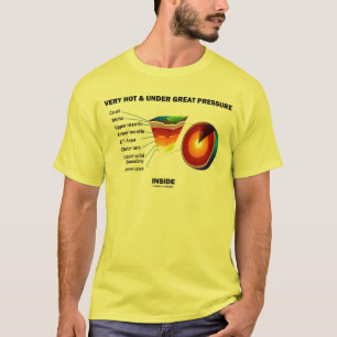 Very Hot & Under Great Pressure Inside Earth Sci T-Shirt