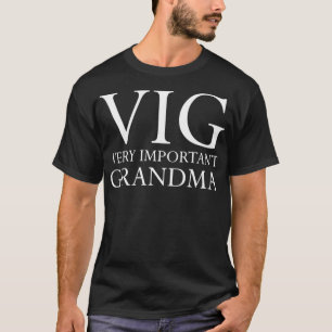 VERY IMPORTANT GRANDMA appaloosa horseshoe T-Shirt