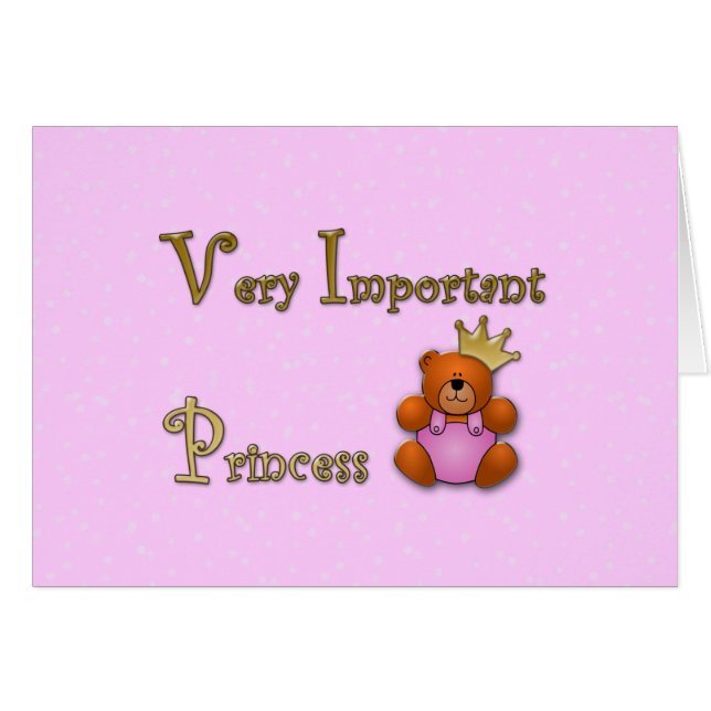 Very Important Princess - papershop (Front Horizontal)