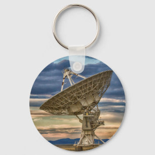 Very Large Array at sunset Key Ring