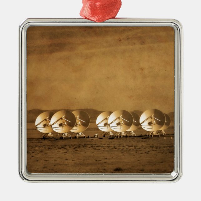 Very Large Array Metal Tree Decoration (Front)