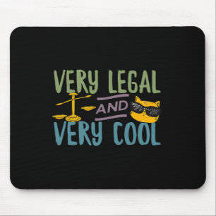 Very Legal And Very Cool Funny Trump Tweet Quote T Mouse Pad