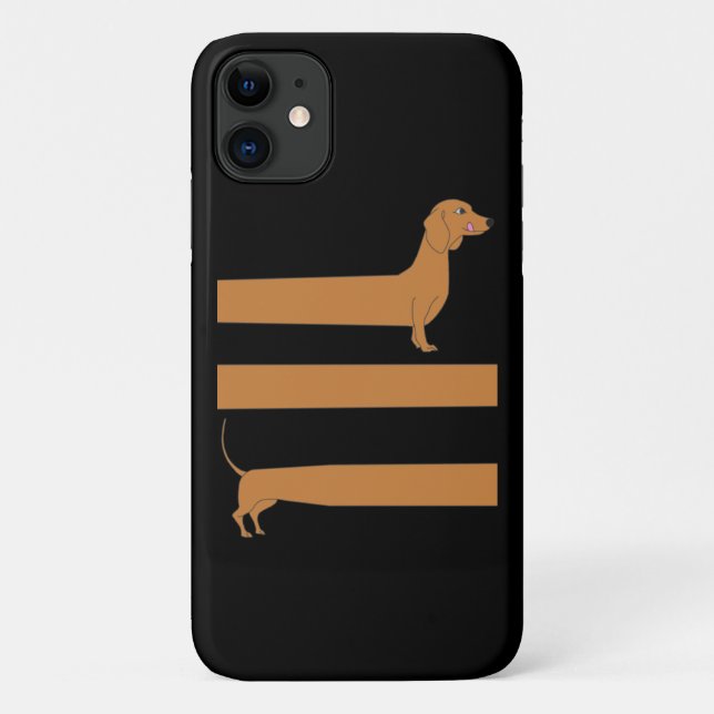 Very long Dachshund funny Case-Mate iPhone Case (Back)