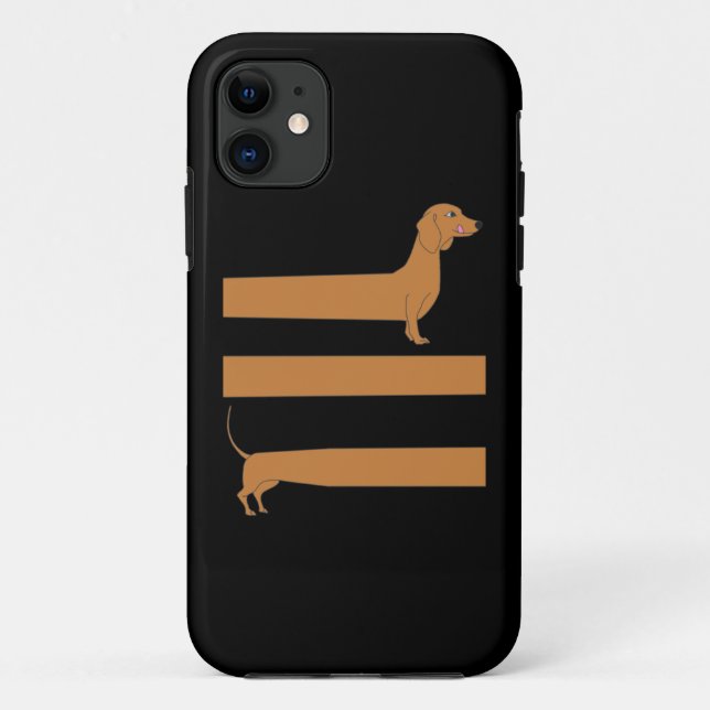 Very long Dachshund funny Case-Mate iPhone Case (Back)