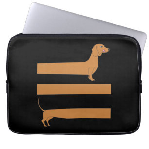 Very long Dachshund funny Laptop Sleeve