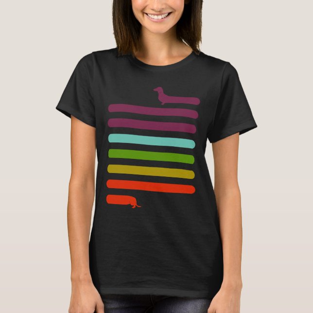 Very Long Dachshund T-Shirt (Front)