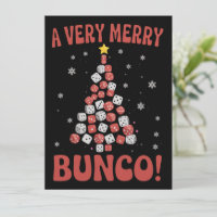 Very Merry Bunco Christmas Tree Dice Game Night