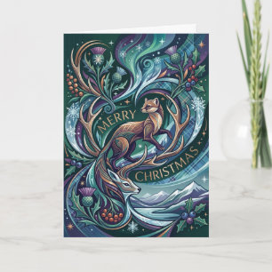 Very Merry Highland Christmas Card