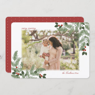 Very Merry Holiday Photo Card
